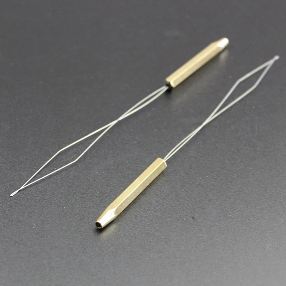 1PC Brass Bobbin Threader Fly  - Fishing Line Winder 评论和价格