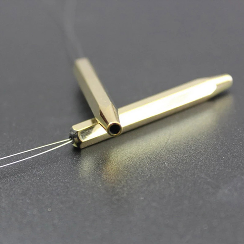 1PC Brass Bobbin Threader Fly  - Fishing Line Winder 评论和价格