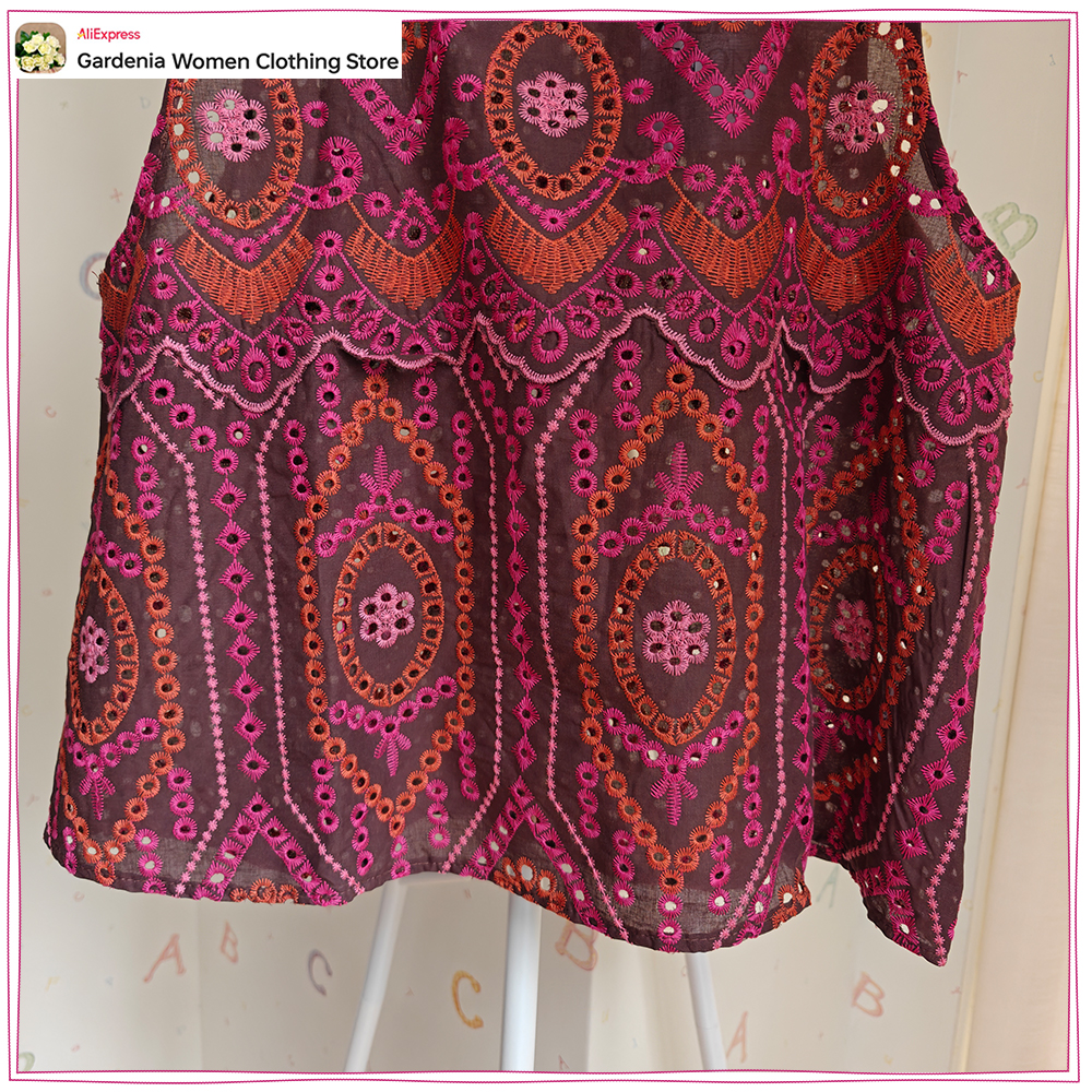 Elegant Women Embroidered Eyel - Fly Line 评论和价格