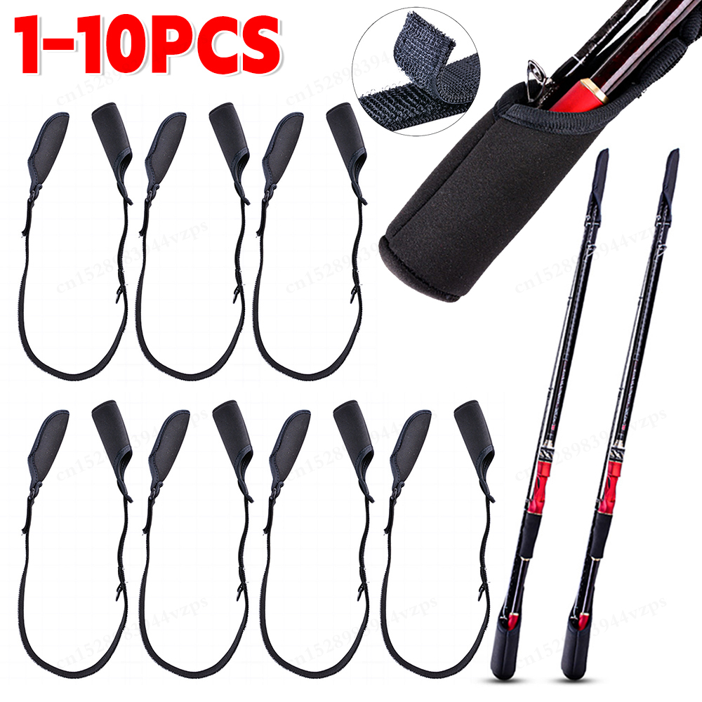 1-10PCS Fishing Rod Socks Srta - Fishing Line Box 评论和价格