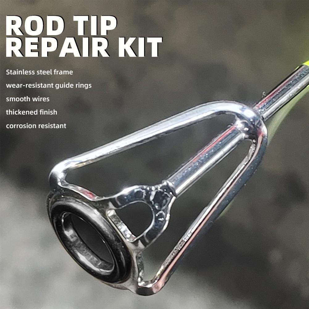 Rod Tip Repair Kit 10pcs Fishi - Saltwater Line 评论和价格