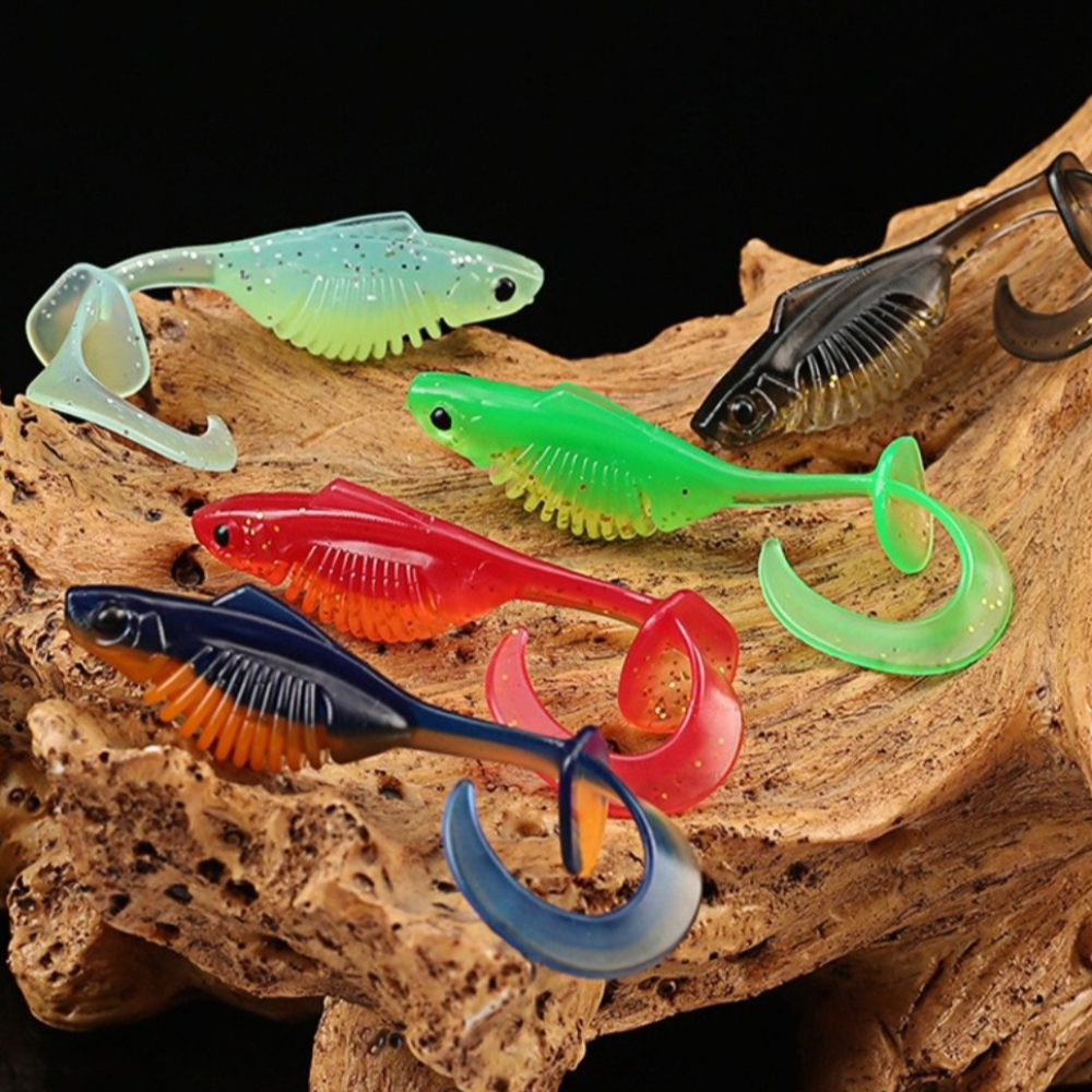 10PCS PVC Fishing Soft Lures 6 - Ice Fishing Line 评论和价格