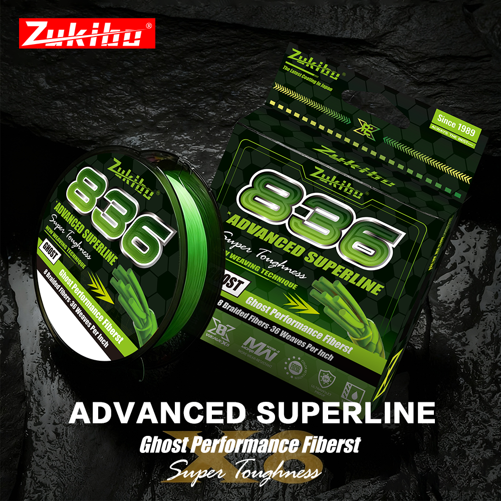 ZUKIBO Ghost 836 500M 8 Strand - Ice Fishing Line 评论和价格