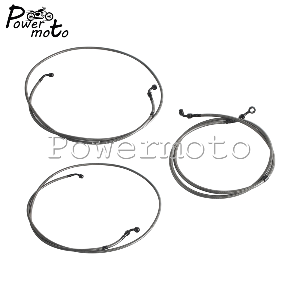 Motorcycle Extended Brake Line - Braided Line 评论和价格