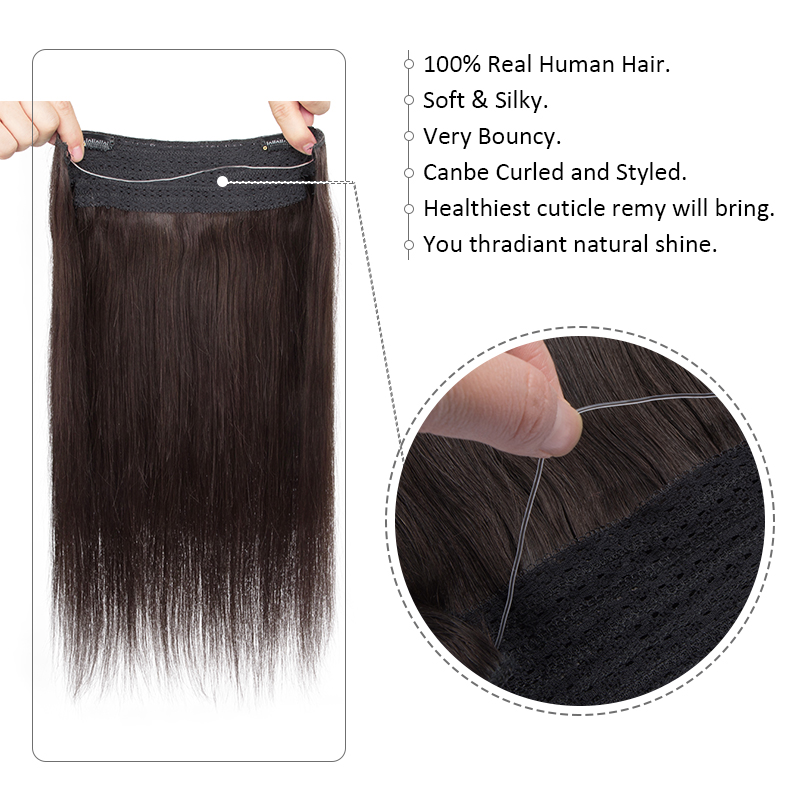 Clip in Hair Extension Real Hu - Tippet Line 评论和价格