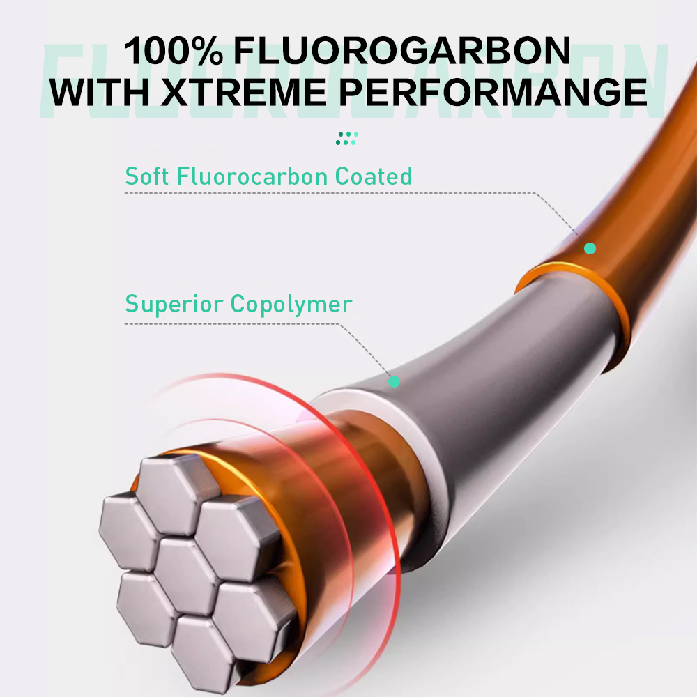 ZUKIBO 100% Fluorocarbon Fishi - Copolymer Line 评论和价格